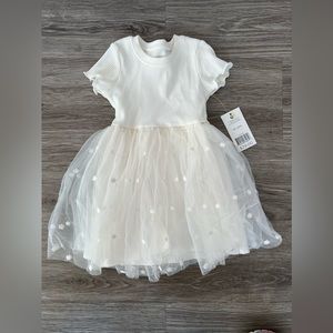 White tulle dress